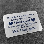 Novelty Gift For Dad Husband Birthday Anniversary Wallet Card