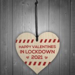 Novelty Happy Valentines Gift For Him Her Lockdown Gift Heart