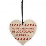 Novelty Happy Valentines Gift For Him Her Lockdown Gift Heart