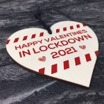 Novelty Happy Valentines Gift For Him Her Lockdown Gift Heart