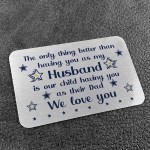 Thank You Gift For Husband Dad Metal Wallet Insert Gift For Him