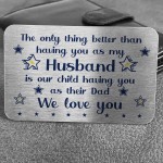 Thank You Gift For Husband Dad Metal Wallet Insert Gift For Him