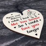 Valentines Day Anniversary Personalised Gift Idea Wooden Heart