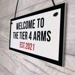 Lockdown Bar Sign 2021 Tier 4 Arms Man Cave Garage Shed Sign