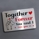 Together Forever Special Anniversary Valentines Gift For Him Her