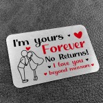 Im Yours Forever Unusual Gift For Him Her Boyfriend Girlfriend