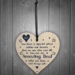 Amazing Dad Gifts For Birthday Wooden Heart Sign Thank You