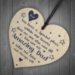 Amazing Dad Gifts For Birthday Wooden Heart Sign Thank You