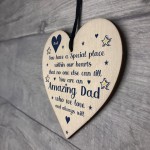 Amazing Dad Gifts For Birthday Wooden Heart Sign Thank You