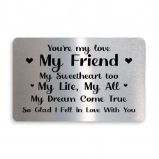 Thank You Poem Gift For Boyfriend Girlfriend Him Her Card