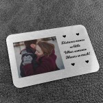Personalised Metal Card Keepsake For Long Distance Boyfriend