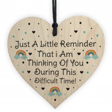 Lockdown Gift For Friend Family Wood Heart Gift For Best Friend