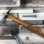 Personalised Engraved Hammer Gift For Him Garage Gift Birthday
