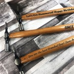 Personalised Engraved Hammer Man Cave Gift For Him Novelty Gift