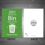 Funny Birthday Card For Men Women 2021 Lockdown Design Card