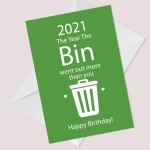 Funny Birthday Card For Men Women 2021 Lockdown Design Card