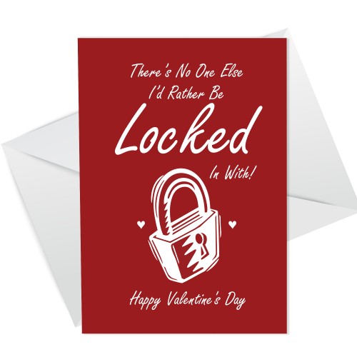 Funny Rude Valentines Day Card For Him Her Lockdown Card