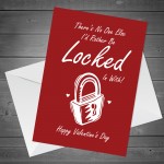 Funny Rude Valentines Day Card For Him Her Lockdown Card