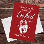 Funny Rude Valentines Day Card For Him Her Lockdown Card