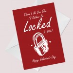 Funny Rude Valentines Day Card For Him Her Lockdown Card