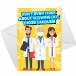 Funny Birthday Card LOCKDOWN DOCTOR Mum Dad Brother Sister 