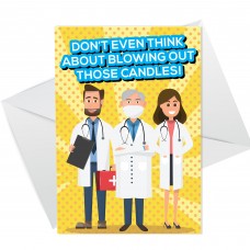Funny Birthday Card LOCKDOWN DOCTOR Mum Dad Brother Sister 