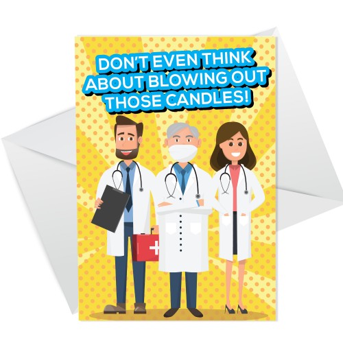 Funny Birthday Card LOCKDOWN DOCTOR Mum Dad Brother Sister 