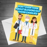 Funny Birthday Card LOCKDOWN DOCTOR Mum Dad Brother Sister 