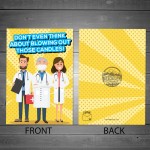 Funny Birthday Card LOCKDOWN DOCTOR Mum Dad Brother Sister 