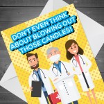 Funny Birthday Card LOCKDOWN DOCTOR Mum Dad Brother Sister 