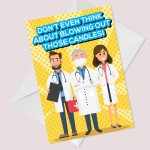 Funny Birthday Card LOCKDOWN DOCTOR Mum Dad Brother Sister 