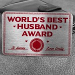 FUNNY Best Husband Gift For Valentines Anniversary PERSONALISED