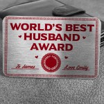 FUNNY Best Husband Gift For Valentines Anniversary PERSONALISED