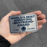 PERSONALISED Funny Wallet Insert For Boyfriend Valentines