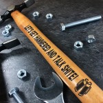 Novelty Gift Ideas For Men Funny Engraved Hammer Gift For Him