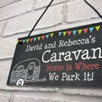 Shabby Chic Personalised Caravan Sign Home Decor Gift