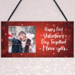 Personalised Photo Plaque 1st Valentines Day Gift For Boyfriend