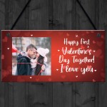 Personalised Photo Plaque 1st Valentines Day Gift For Boyfriend