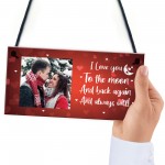 Personalised Photo Plaque Thank You Valentines Anniversary Gift