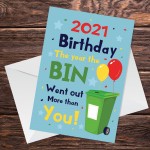 Funny Birthday Card For Men & Women Lockdown Design Novelty