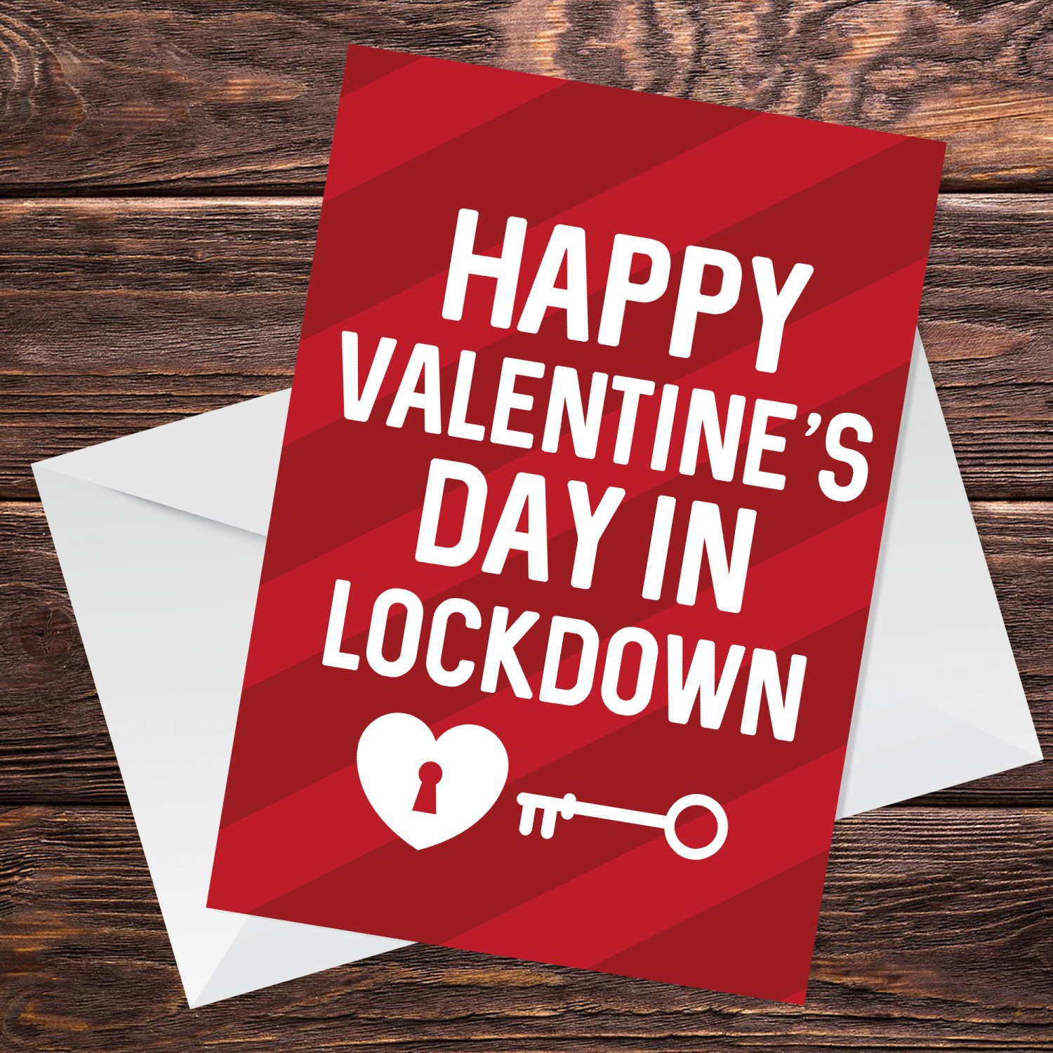 Funny Valentines Card for him Lockdown