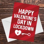 Happy Valentines Day Card For Him Her Funny Lockdown Card