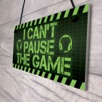 FUNNY Neon Effect Gaming Sign For Man Cave Boys Bedroom Sign