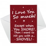 Rude Valentines Day Card For Boyfriend Husband Wife Girlfriend