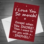 Rude Valentines Day Card For Boyfriend Husband Wife Girlfriend