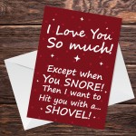 Rude Valentines Day Card For Boyfriend Husband Wife Girlfriend