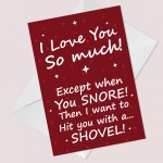 Rude Valentines Day Card For Boyfriend Husband Wife Girlfriend