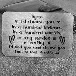 Valentines Day Anniversary Gift For Boyfriend Girlfriend Husband