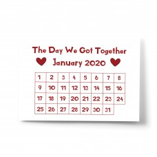 Personalised Boyfriend Husband Wife Anniversary Gift Print