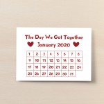 Personalised Boyfriend Husband Wife Anniversary Gift Print